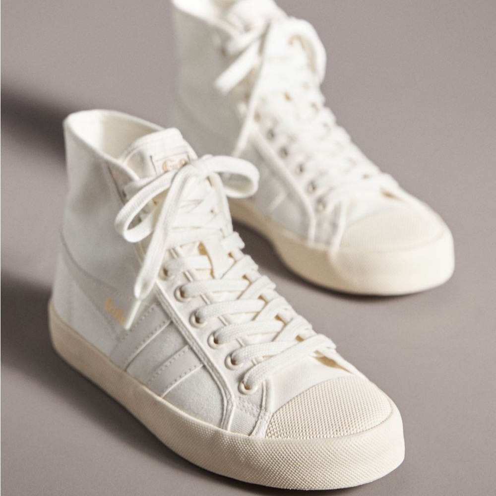 Gola Coaster High-Top Sneakers - Cream